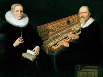 Couple au clavecin, 1648 - Jan Barendsz. Muyckens